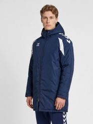 Parka Hummel Core 2.0. Białe parki Hummel, l, z materiału, klasyczne, moda ciążowa, z kapturem. Za 423.70 zł.