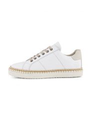 TRAVELIN' Skórzane sneakersy "Caen" w kolorze białym rozmiar: 41. Białe trampki Travelin', bez wzorów, bez zapięcia. Za 228.92 zł.