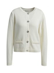 Milano Italy Kardigan w kolorze białym rozmiar: L. Białe kardigany Milano Italy, l, bez wzorów, z wełny. Za 252.99 zł.