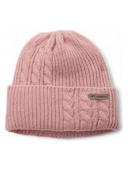 Columbia Czapka beanie w kolorze jasnoróżowym rozmiar: onesize. Różowe czapki Columbia, bez wzorów, z polaru. Za 77.95 zł.