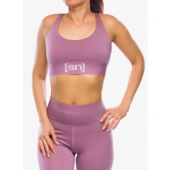 Stanik sportowy Super.natural Super Top. Czerwone bielizna sportowa super.natural, s, bez wzorów. Za 182.99 zł.
