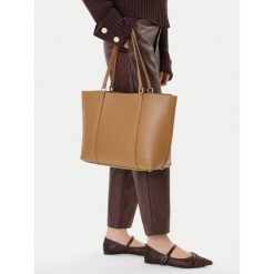 Torebka GINO ROSSI. Brązowe shopper Gino Rossi, bez wzorów, bez dodatków. Za 134.99 zł.