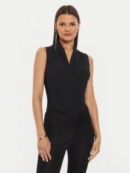 Rinascimento Body CFC0120531003 Czarny Regular Fit. Czarne body Rinascimento, xl, bez wzorów, z wiskozy. Za 179.99 zł.