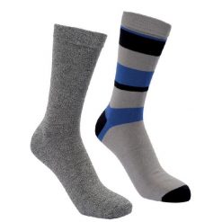 Skarpety Unisex Dla Dorosłych Cinque (zestaw 5 Sztuk). Czarne skarpety Trespass, bez wzorów, z bawełny. Za 59.99 zł.