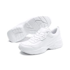 Damskie buty sportowe Cilia Mode PUMA White Silver Gray. Białe obuwie sportowe Puma, bez zapięcia, trekkingowe. Za 490.00 zł.