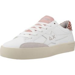 Buty SUN68 KATY LEATHER Biały. Białe trekkingi SUN68, ze skóry, trekkingowe. Za 398.99 zł.
