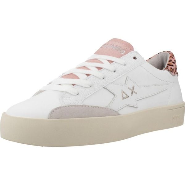 Buty SUN68 KATY LEATHER Biały. Białe trekkingi SUN68, ze skóry, trekkingowe. Za 396.99 zł.