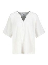 Sublevel Bluzka w kolorze białym rozmiar: S. Białe bluzki Sublevel, s, bez wzorów, bez kołnierzyka, bez ramiączek. Za 70.24 zł.