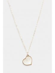 L instant d Or Złoty naszyjnik "Heart" z zawieszką - dł. 42 cm rozmiar: onesize. Żółte naszyjniki L instant d Or, z perłą, złote. Za 637.95 zł.
