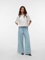 Vero Moda Dżinsy - Comfort fit - w kolorze błękitnym rozmiar: W31/L32. Niebieskie jeansy Vero Moda, l, bez wzorów, z podwyższonym stanem. Za 139.95 zł.
