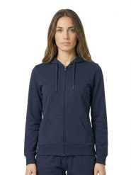Bluza damska z kapturem zapinana na zamek Never Without. Czerwone bluzy LEONE 1947 APPAREL, s, bez wzorów, z kapturem. Za 353.64 zł.