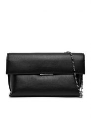Calvin Klein Torebka Linear K60K612560 Czarny. Czarne torebki klasyczne Calvin Klein, bez wzorów, ze skóry, bez dodatków. Za 299.99 zł.