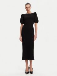 French Connection Sukienka codzienna 71YDL Czarny Slim Fit. Czarne sukienki French Connection, na co dzień, s, bez wzorów, z bawełny, bez kołnierzyka, bez ramiączek, proste. Za 289.99 zł.