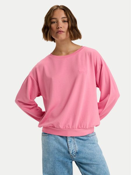 Roxy Bluza Surfing By Moonlight ERJFT05008 Różowy Regular Fit. Czerwone bluzy Roxy, s, bez wzorów, bez kaptura. Za 229.99 zł.