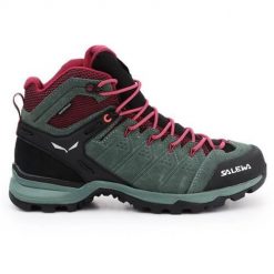 Buty trekkingowe damskie Salewa WS Alp Mate Mid WP. Czerwone trekkingi Salewa, z materiału, za kostkę, trekkingowe. Za 668.95 zł.