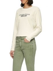 S.Oliver Koszulka w kolorze beżowym rozmiar: 40. Brązowe bluzki S.Oliver, s, bez wzorów, z bawełny, bez kołnierzyka, bez ramiączek. Za 78.99 zł.