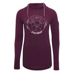 Damski jersey z długim rękawem Silvini Merate. Czerwone bielizna sportowa Silvini, xl, bez wzorów, z jersey. Za 522.50 zł.