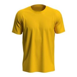 Koszulka Unisex Dla Dorosłych Lux. Żółte bluzki STEDMAN, m, bez wzorów, sportowe, bez kołnierzyka, bez ramiączek. Za 45.99 zł.