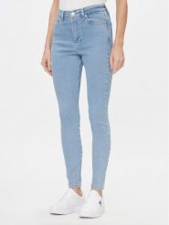 Tommy Jeans Jeansy Sylvia DW0DW17110 Niebieski Skinny Fit. Niebieskie jeansy Tommy Jeans, bez wzorów. Za 249.99 zł.