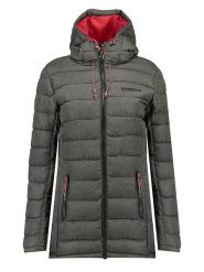 Geographical Norway Płaszcz pikowany "Astana" w kolorze antracytowym rozmiar: XXL. Czarne płaszcze Geographical Norway, xxl, bez wzorów, bez kaptura. Za 206.42 zł.
