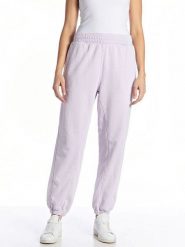 Replay Spodnie dresowe w kolorze fioletowym rozmiar: L. Różowe spodnie dresowe Replay, l, bez wzorów, z bawełny. Za 283.48 zł.