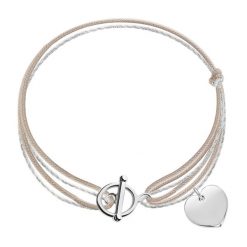 Bransoletka Nessa posrebrzana. Brązowe bransoletki Lilou, posrebrzane. Za 207.00 zł.