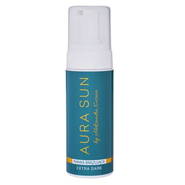 Aura Sun Pianka brązująca Extra Dark Samoopalacze 150 ml Damski. Kremy do opalania Aura Sun. Za 178.79 zł.