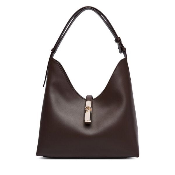 Torebka Furla. Brązowe torebki klasyczne Furla, bez wzorów, bez dodatków. Za 1,349.00 zł.