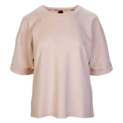T-shirt Damski Z Krótkim Rękawem Larita. Czerwone t-shirty IGUANA, bez wzorów, bez kołnierzyka, bez ramiączek. Za 100.99 zł.