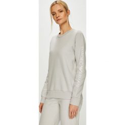 Emporio Armani - Bluza. Szare bluzy Emporio Armani, l, bez wzorów, z bawełny, bez kaptura. W wyprzedaży za 249.90 zł.