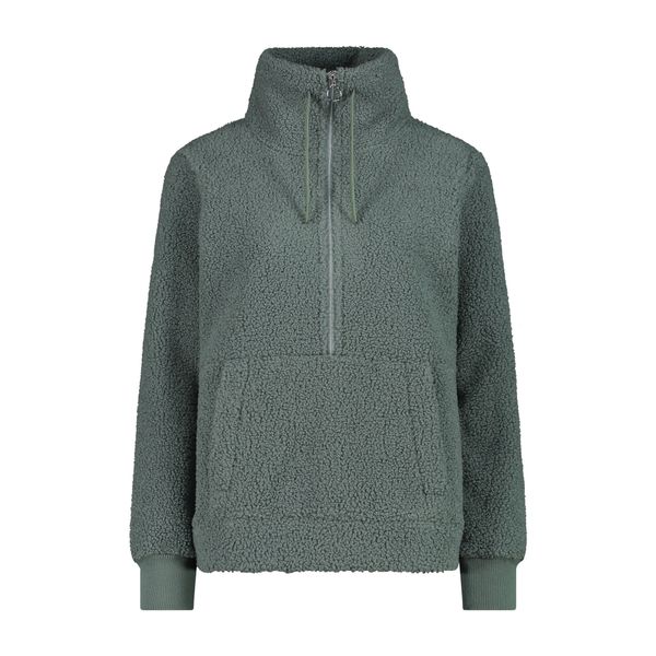Bluza damska turystyczna CMP 32P3806. Zielone bluzy CMP, bez wzorów, z materiału, bez kaptura. Za 319.99 zł.