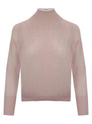 Malo Optimum Sweter w kolorze szaroróżowym rozmiar: S. Różowe swetry Malo Optimum, s, bez wzorów, z kaszmiru, bez ramiączek. Za 304.99 zł.