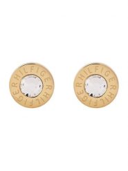 Tommy Hilfiger Kolczyki 2700753 Złoty. Żółte kolczyki TOMMY HILFIGER, metalowe. Za 199.99 zł.