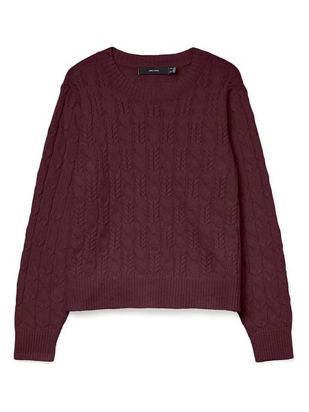 Vero Moda Sweter w kolorze ciemnofioletowym rozmiar: M. Różowe swetry Vero Moda, m, bez wzorów, z materiału, bez ramiączek. Za 78.28 zł.