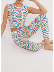 Blutsgeschwister Legginsy sportowe "Ohmm Legshappy" ze wzorem rozmiar: M. Legginsy Blutsgeschwister, m, bez wzorów, z materiału, z podwyższonym stanem. Za 136.45 zł.