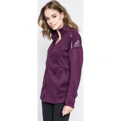 Adidas Performance - Bluza. Fioletowe bluzy adidas Performance, l, bez wzorów, z bawełny, bez kaptura. W wyprzedaży za 269.90 zł.