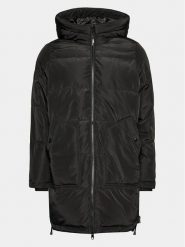 Vero Moda Curve Płaszcz zimowy 10276391 Czarny Regular Fit. Czarne płaszcze Vero Moda Curve, na zimę, bez wzorów, z syntetyku, bez kaptura. Za 429.99 zł.