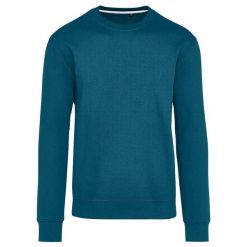Bluza Unisex Dla Dorosłych Z Bawełny Ringspun Bez Metki. Niebieskie bluzy SG, m, bez wzorów, z bawełny, bez kaptura. Za 99.99 zł.