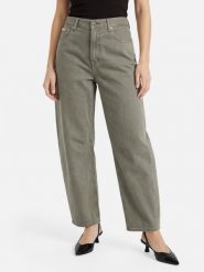Calvin Klein Jeans Jeansy Barrel Kobiety Bawełna zielony, 28. Zielone jeansy Calvin Klein Jeans, s, bez wzorów. Za 409.95 zł.