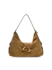 Guess Torebka 183661 Beżowy. Brązowe torebki klasyczne Guess, z aplikacjami, bez dodatków. Za 674.99 zł.