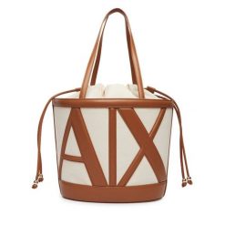 Torebka Armani Exchange. Brązowe torebki klasyczne Armani Exchange, bez wzorów, bez dodatków. Za 729.99 zł.