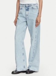BOSS Jeansy Marlene 50564426 Niebieski jasny Wide Leg. Niebieskie jeansy Boss, bez wzorów. Za 639.99 zł.