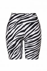 Legginsy sportowe damskie biker DEEP TRIP Zebra. Czarne legginsy sportowe DEEP TRIP, l, bez wzorów, z elastanu, z podwyższonym stanem, na fitness i siłownię. Za 229.00 zł.