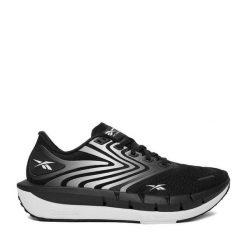 Sneakersy Reebok. Czarne obuwie sportowe Reebok, bez zapięcia, do biegania. Za 449.99 zł.