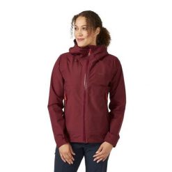 Kurtka przeciwdeszczowa damska Rab Namche Paclite. Brązowe kurtki sportowe RAB, xs, bez wzorów, bez kaptura, trekkingowe. Za 759.99 zł.