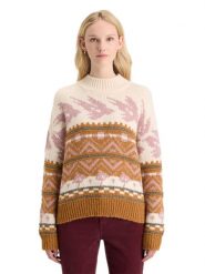 Scotch & Soda Sweter w kolorze karmelowo-jasnoróżowym rozmiar: M. Brązowe swetry Scotch & Soda, m, bez wzorów, z wełny, bez ramiączek. Za 250.35 zł.