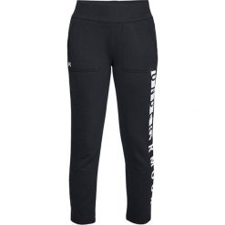 Spodnie sportowe w kolorze czarnym. Czarne spodnie dresowe Under Armour, xs, bez wzorów. W wyprzedaży za 119.95 zł.