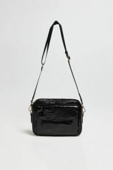 Torebka na ramię czarna. Czarne torby na ramię MOODO, bez wzorów, z poliesteru, na ramię, bez dodatków. Za 119.99 zł.