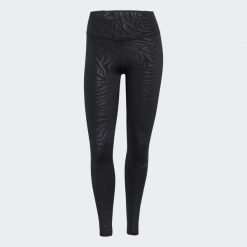 Legginsy z grafiką All Me Essentials. Czarne legginsy Adidas, l, bez wzorów, z dzianiny. Za 239.00 zł.
