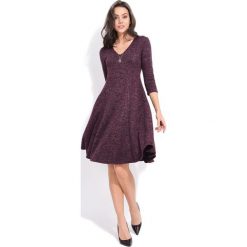 FILLE DU COUTURIER sukienka damska Emeraude 36 fioletowy. Fioletowe sukienki Fille Du Couturier, bez wzorów, bez kołnierzyka, bez ramiączek, maxi. W wyprzedaży za 168.00 zł.